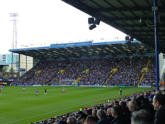 The Fratton End During the Match